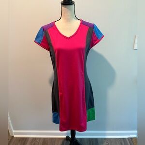 Title Nine Colorblock Gidget Tennis Athletic Dress Veck Women’s size Medium
